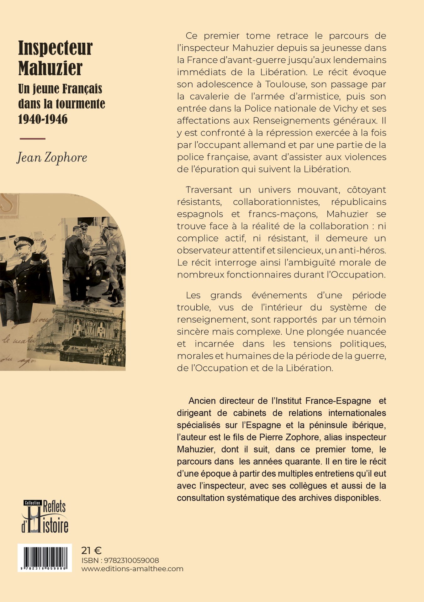 Inspecteur Mahuzier - Un jeune français dans la tourmente 1940-1946 – Image 2