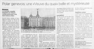 La Tribune de Genève la veuve du quai 12.12.2021
